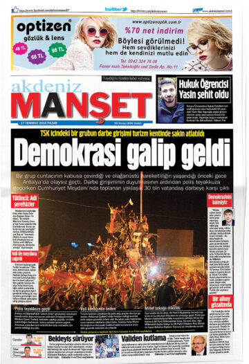 Manşet görseli: Akdeniz Manşet