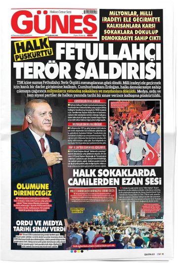 Manşet görseli: Güneş