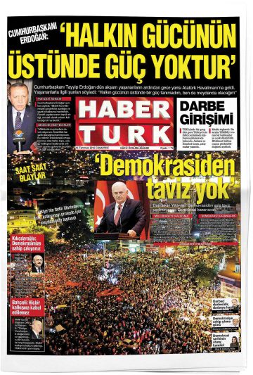 Manşet görseli: Haber Türk
