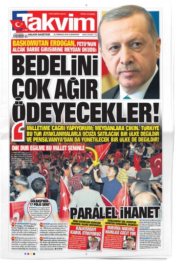 Manşet görseli: Takvim