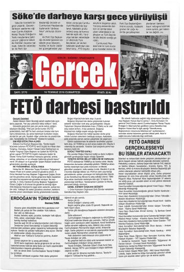 Manşet görseli: Gerçek