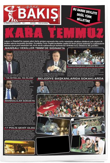 Manşet görseli: Manisada Günebakış