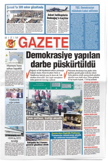Manşet görseli: Bizim Gazete