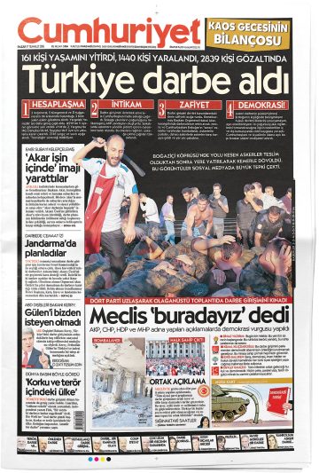 Manşet görseli: Cumhuriyet