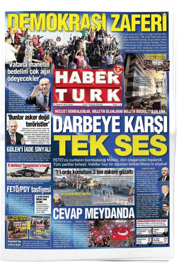 Manşet görseli: Haber Türk