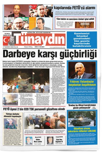 Manşet görseli: Tünaydın
