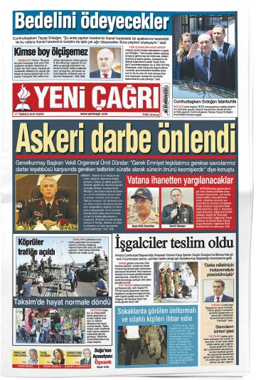 Manşet görseli: Yeni Çağrı