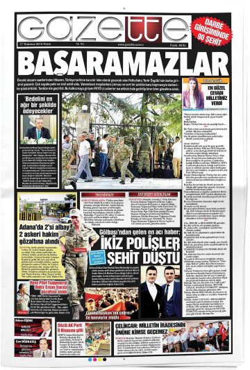 Manşet görseli: Gazette
