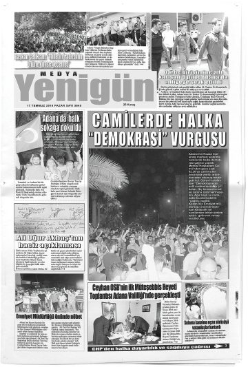 Manşet görseli: Medya Yenigün