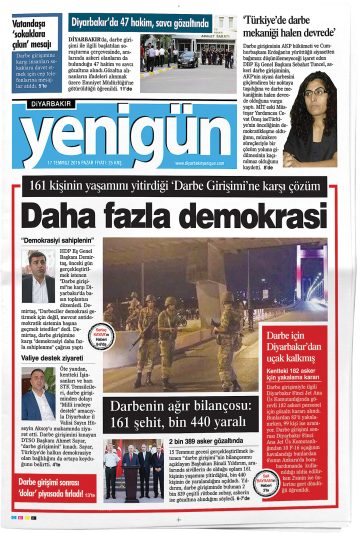 Manşet görseli: Diyarbakır Yenigün