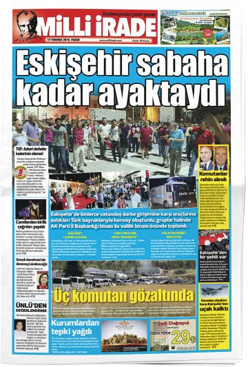 Manşet görseli: Milli İrade