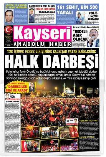 Manşet görseli: Kayseri Anadolu Haber