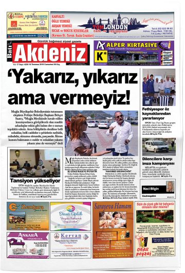 Manşet görseli: Batı Akdeniz