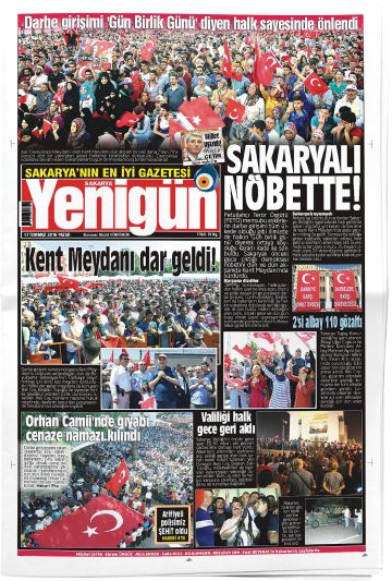 Manşet görseli: Sakarya Yenigün