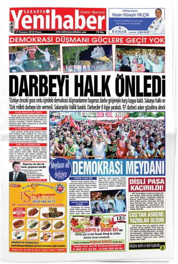 Manşet görseli: Sakarya Yenihaber