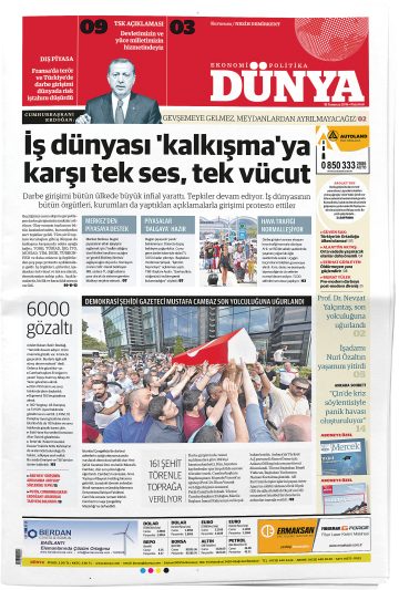 Manşet görseli: Dünya