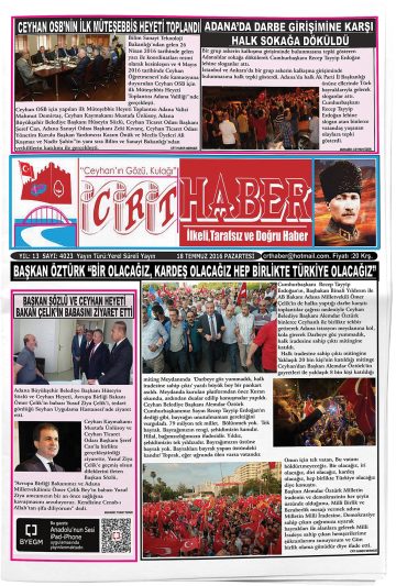 Manşet görseli: CRT Haber