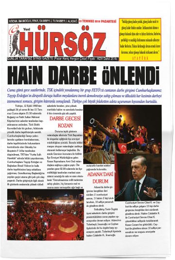 Manşet görseli: Hürsöz