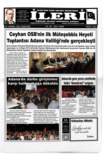 Manşet görseli: İleri