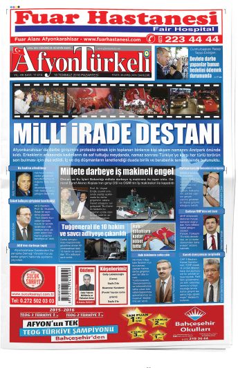 Manşet görseli: AfyonTürkeli