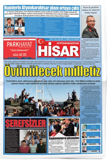 Manşet görseli: Hisar