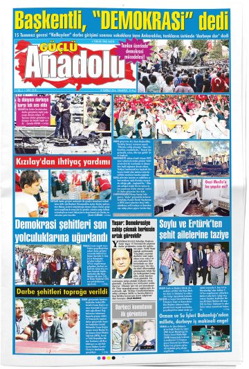 Manşet görseli: Güçlü Anadolu