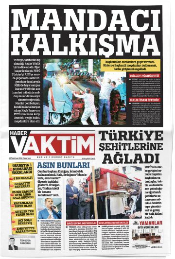 Manşet görseli: Haber Vaktim