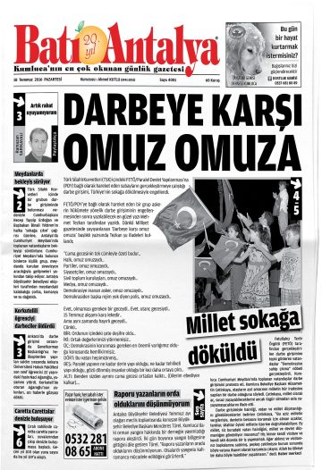 Manşet görseli: Batı Antalya