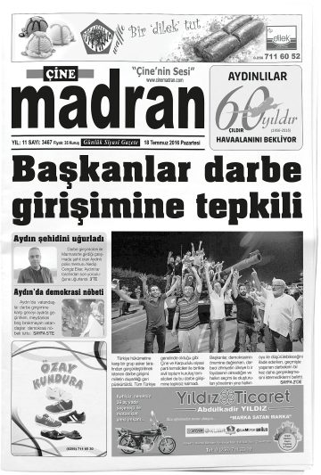 Manşet görseli: Çine Madran