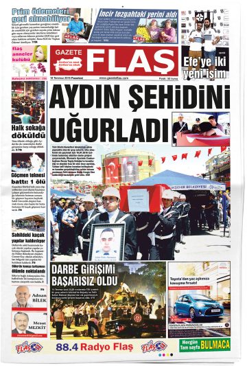 Manşet görseli: Gazete Flaş
