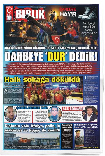 Manşet görseli: Birlik