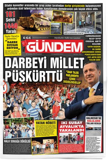 Manşet görseli: Ege Gündem