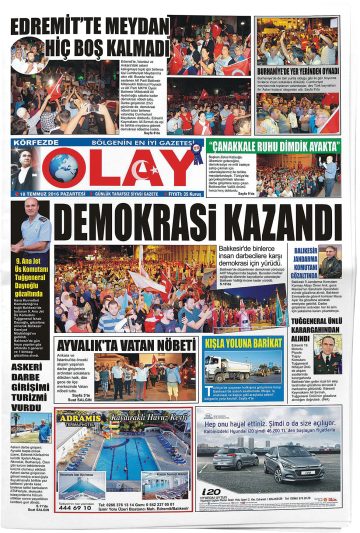 Manşet görseli: Körfezde Olay
