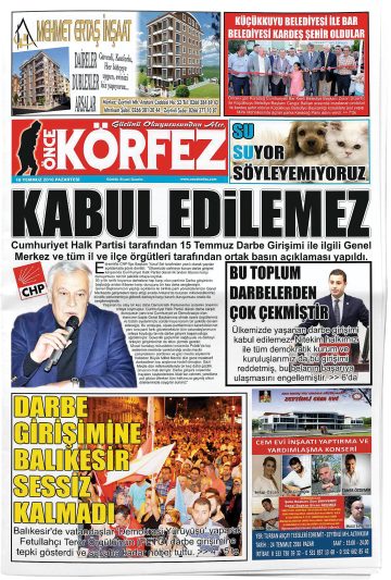 Manşet görseli: Önce Körfez