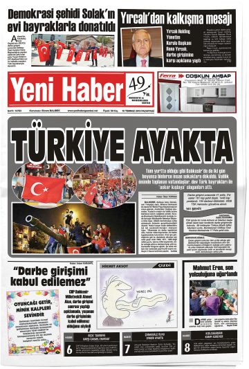 Manşet görseli: Yeni Haber