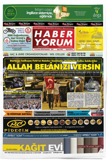 Manşet görseli: Haber Yorum