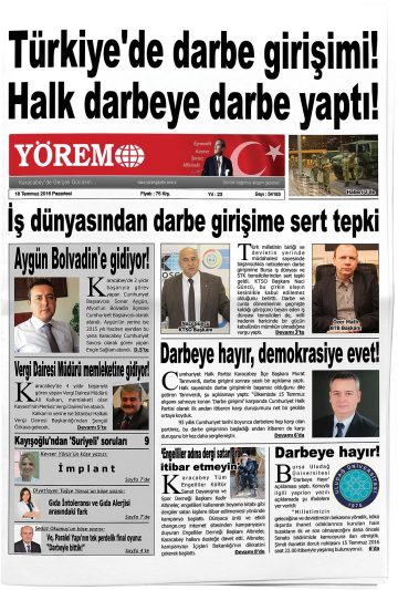 Manşet görseli: Karacabey Yörem