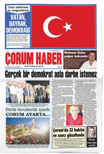 Manşet görseli: Çorum Haber