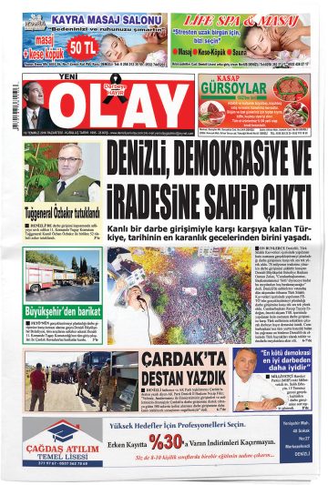 Manşet görseli: Yeni Olay