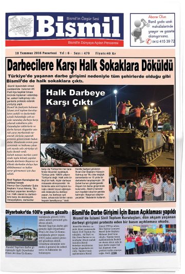 Manşet görseli: Bismil