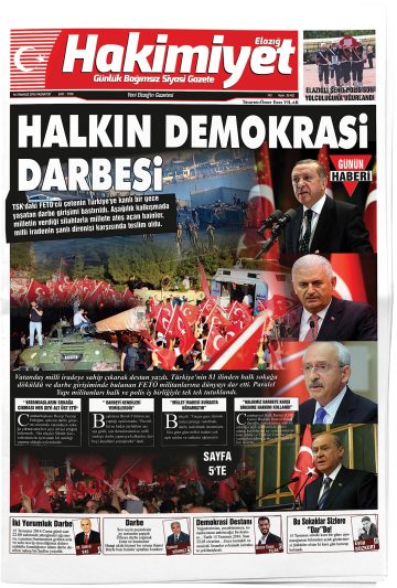 Manşet görseli: Elazığ Hakimiyet