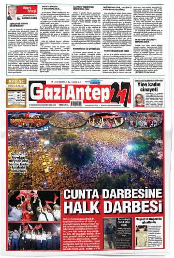Manşet görseli: Gaziantep 27