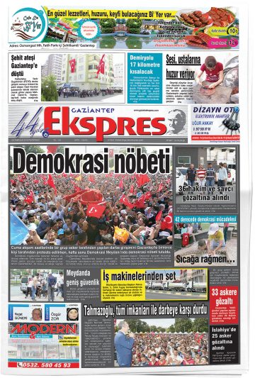 Manşet görseli: Gaziantep Ekspres