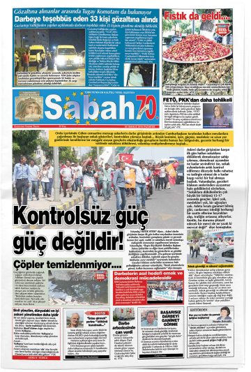 Manşet görseli: Sabah