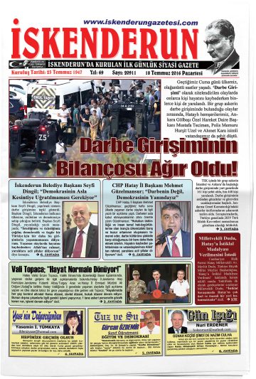 Manşet görseli: İskenderun