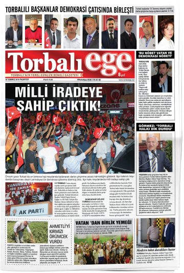 Manşet görseli: Torbalı Ege