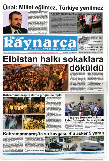 Manşet görseli: Elbistan Kaynarca