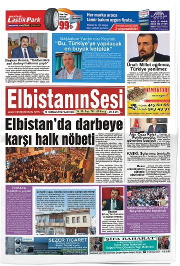 Manşet görseli: Elbistanın Sesi