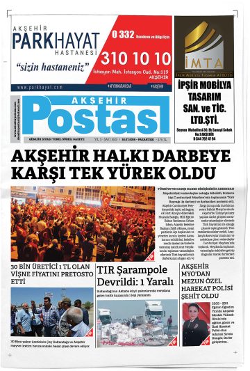 Manşet görseli: Akşehir Postası