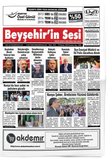 Manşet görseli: Beyşehir’in Sesi